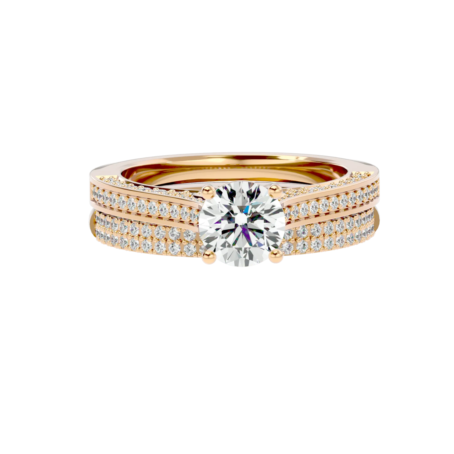 Pointer Round Diamond Ring