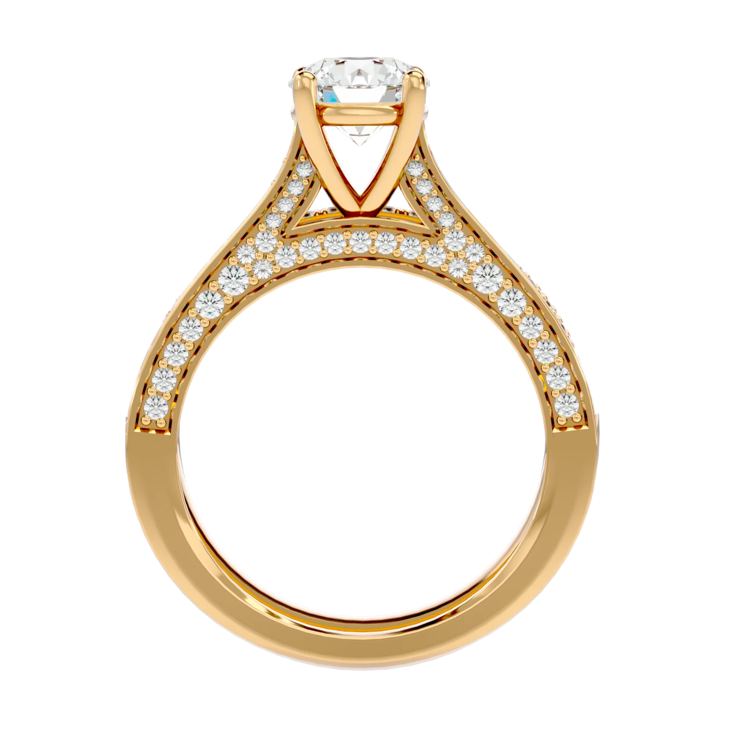 Pointer Round Diamond Ring