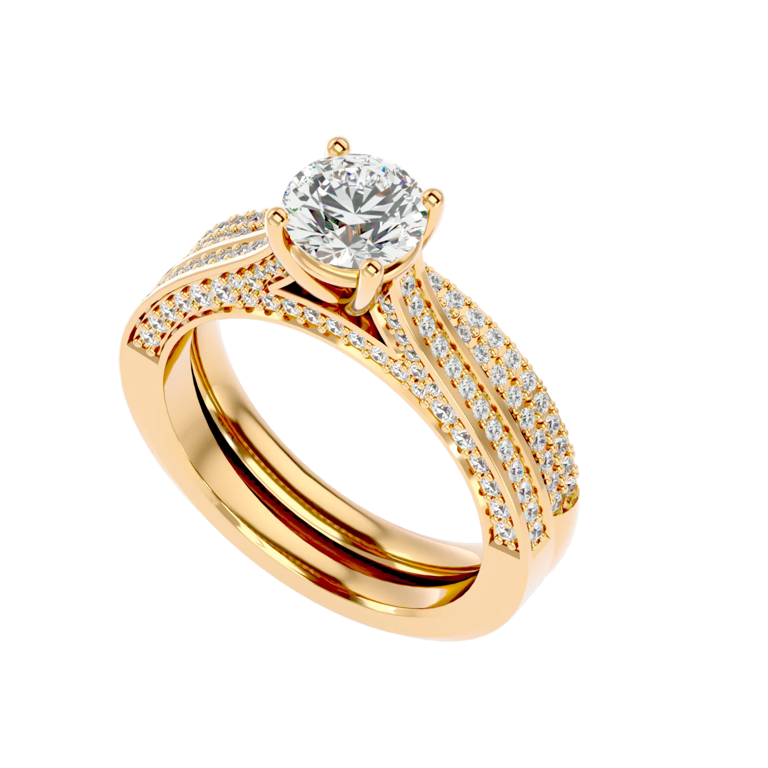 Pointer Round Diamond Ring